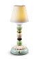 01023764 Lladro Firefly настольная лампа с многоцветным фарфоровым основанием и конусным абажуром — фото 1