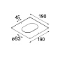 12292130 Modular Accessories Gypkit 190x190R41.5x45 — фото 1