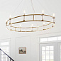 Rosalind 50" 10 Light Chandelier Brushed Natural Brass люстра 52491BNB Kichler — фото 5