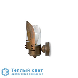 настенный уличный светильник с латунным основанием и направлением вверх-вниз