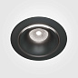 Yin Maytoni встраиваемый светильник DL031-L12W4K-B черный
