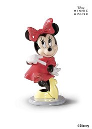 Фарфоровая статуэтка мышки, подруги Микки Minnie Mouse Lladro 01009345