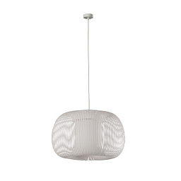 C3055181BB ACB Iluminacion Mirta подвесная люстра с тканевым абажуром белым
