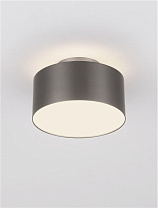 Black Nickel Aluminium, Acrylic LED 24 Watt 220-240Volt 1393Lm 3000K IP20 Light Up & Down D:14 H:8.8 cm