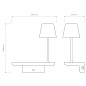 1446001 Ito Astro lighting настенный светильник матовый белый — фото 7