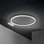 Потолочный светильник Oracle Slim PL D070 ROUND 3000K ON-OFF Ideal Lux 266008, черный — фото 2