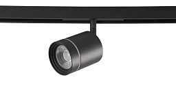 CLT 0.33 010 12W BL 4000K Crystal Lux SPACE магнитный трековый прожектор чёрного цвета компактный 12W для трека 48V