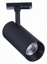 ST350.446.15.36 ST-Luce 1ph lights ST-luce трековый прожектор цилиндрической формы чёрного цвета с регулируемой головкой для однофазного шинопровода