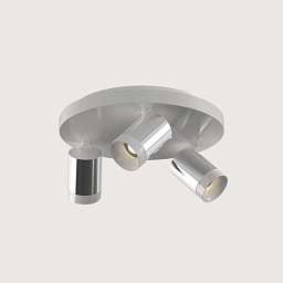 CSE03-0 Grau Set TRIO POLISHED Накладной спот хромированный