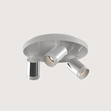 CSE03-0 Grau Set TRIO POLISHED Накладной спот хромированный