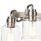 Aivian 42" 8 Light Linear Chandelier Brushed Nickel люстра 52400NI Kichler — фото 10