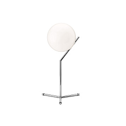 F3170057 Flos IC Lights настольная лампа с круглым плафоном на изогнутой ножке