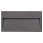 Уличный встраиваемый в стену светильник LongVerso Flat R 240x120 Ghidini GH1164 — фото 5