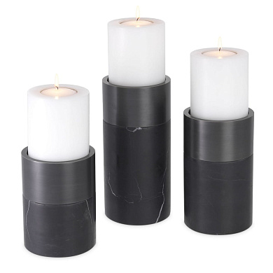 114351 Candle Holder Sierra set of 3 Подсвечник Eichholtz