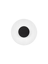 Clear Glass Matt Black Metal LED 6Watt 220-240Volt 203Lm IP20 3000K D:20 W:8.5 cm