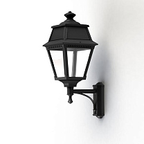 Avenue 2 N° 7; Clear glass Built-in LED 2700°K warm white 13W; Dark black
