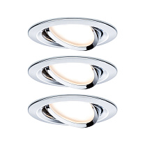Downlight Nova 3-piece set Swivelling round 50°