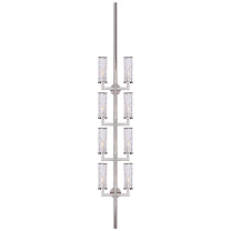 Liaison Statement Sconce полированный никель с кракелюрным стеклом
