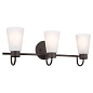 Erma 20.5" 3 Light Vanity Light Olde Bronze настенный светильник 55126OZ Kichler — фото 1
