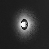 встраиваемый в стену уличный светильник с углом 360°, создаёт круговое освещение для декоративных зон