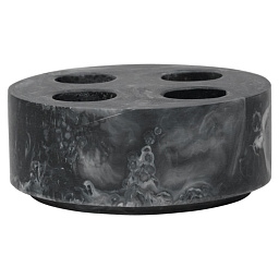 1104271138 Ferm Living Mist настольный держатель для зубных щеток круглой формы из камня с несколькими отверстиями