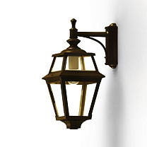 Place des Vosges 2 N° 5; Clear glass E27 105W; Gold patina