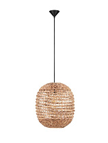 Dried Water Hyacinth Black Fabric Wire & Base LED E27 1x12 Watt 100-240 Volt Bulb Excluded IP20 D:42 H:200cm