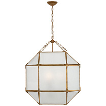 Morris Large Lantern позолоченное железо с матовым стеклом
