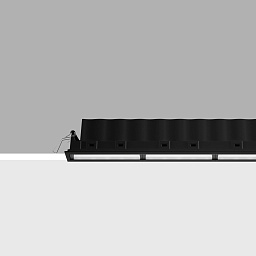 Встраиваемый в потолок светильник Laser 280x28x50 мм iGuzzini