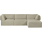 10054210-G077/13 GUBI Wonder Sofa 3-S Chaise Lounge PG2, Bel Lino G077/13 FC — фото 1