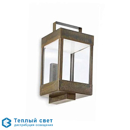 lanterne 266.03-wall Il Fanale Lanterne настенный светильник в виде фонаря с антикварной отделкой и стеклянными вставками