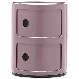 04966MV Kartell Componibili комод с двумя отделениями круглый пластиковый