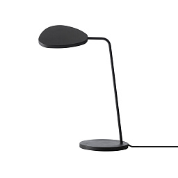 LEATBL02 Muuto Leaf настольная лампа с изогнутой стойкой черная
