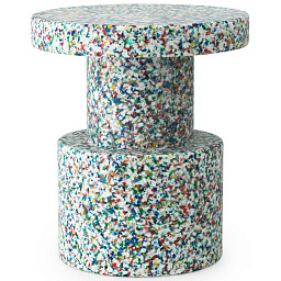 603007 Normann Copenhagen Bit Табурет/приставной столик, белый мульти
