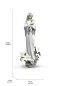 Фарфоровая статуэтка Мадонны с Младенцем и лилиями Madonna of The Flowers Lladro 01008322 — фото 6