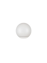 Sandy White Aluminium & Polycarbonate LED 3Watt 220-240Volt 130Lm IP65 3000K D:12 W:4 cm