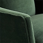 8149 Budelli Wing Chair Forest Velvet Arteriors сиденье — фото 6