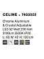7403002 CELINE Novaluce светильник LED 52Вт 230В 3120Lm 3500K IP20