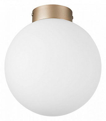 потолочный светильник с шарообразным плафоном цвет шампань