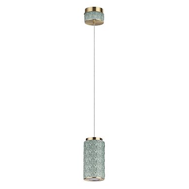 Подвесной светильник Odeon Light Lulu 5452/5L, зелёная керамика