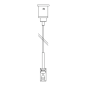 TGL-ON - CABLE SUSPENSION SINGLE 1,6m Delta Light ILP — фото 1