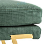 111273 Stool Savoy gold finish albin green Eichholtz