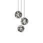 Puff Round Trio Stainless Steel LED Tom Dixon, подвесной светильник — фото 1