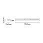 598711/11_10 Vibia Spa Vanity Light 121 см - настенный светильник 5987 — фото 1