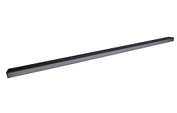 CLT 0.33 001 30W BL M3000K Crystal Lux SPACE магнитный трековый светильник чёрного цвета удлинённой формы для трека 48V