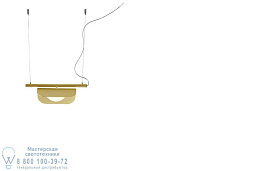 7208/B1 MM lampadari Leaf подвесной светильник с двумя встроенными световыми модулями в корпусе минималистичного дизайна