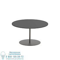 СТОЛИК BUTLER Ø75CM H40CM БРОНЗА КЕРАМИЧЕСКИЙ ЧЕРНЫЙ Royal Botania