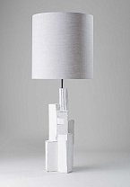Scruffy White shown with 17 Top Hat in Natural Linen with Cream Card lining