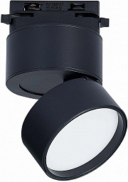 ST651.436.09 ST-Luce 1ph lights ST-luce трековый светильник черного цвета с круглым направленным источником света для однофазного трека