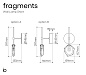 Настенный светильник Bomma Fragments, вариант A без монтажной коробки, малый — фото 1